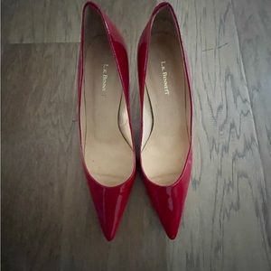 Once worn LK Bennet patent pumps
